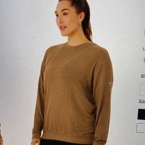 ALO Yoga Women's Crew Neck Sweater - Brown